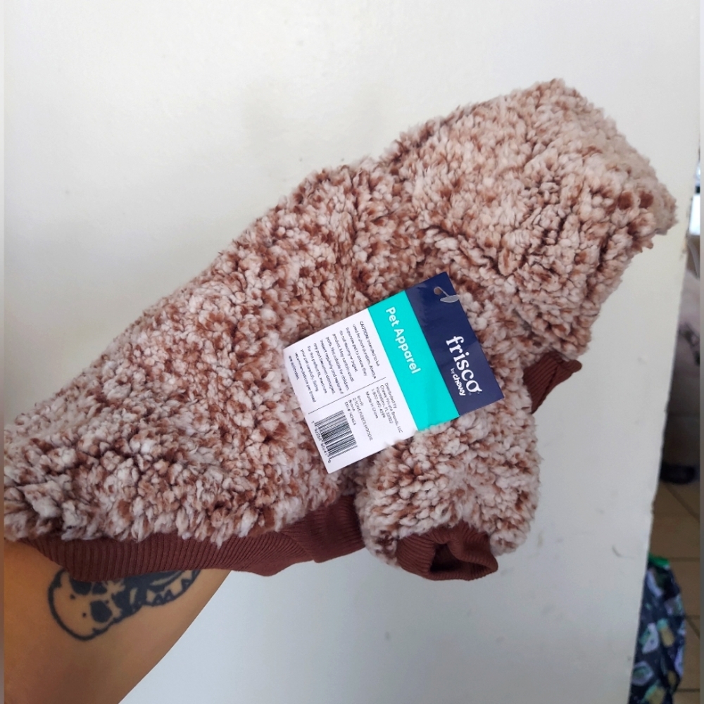 Frisco Small Sherpa Pet Hoodie